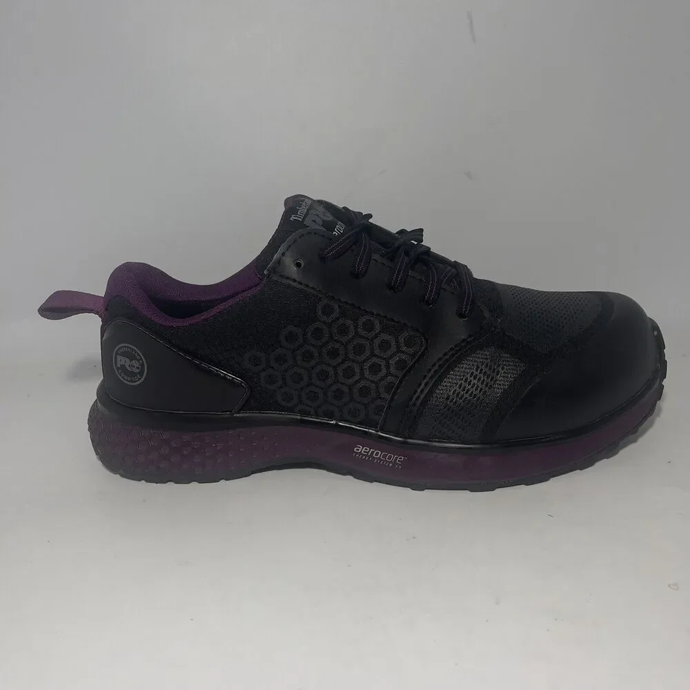 Women's Timberland Pro Reaxion Composite Toe Work Shoes 9, Black, A2174